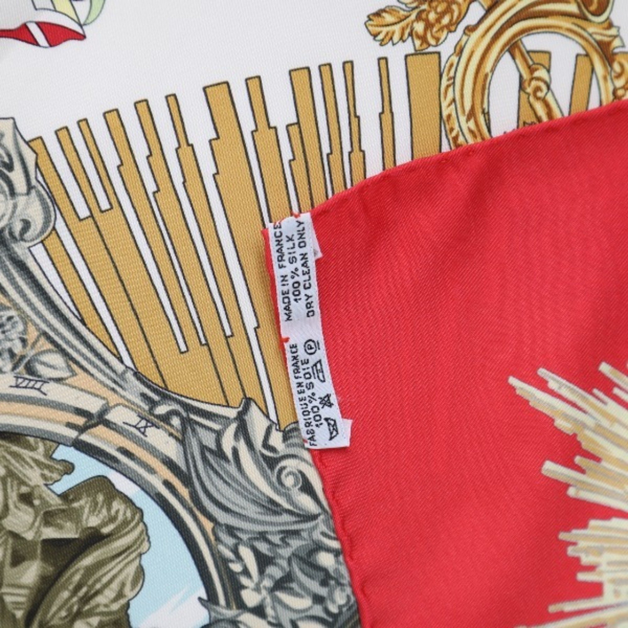 HERMES FREDERIC- Kare90 Hermes Red Scarf