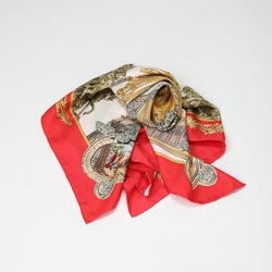 HERMES FREDERIC- Kare90 Hermes Red Scarf