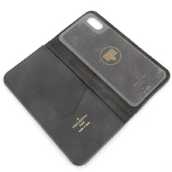 LOUIS VUITTON Folio M63586 Mobile/Smartphone Accessories Monogram Empreinte Black Men's For iPhone X/XS