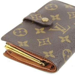 LOUIS VUITTON Portomonebier Viennois M61663 Bifold Wallet Monogram Canvas Women's