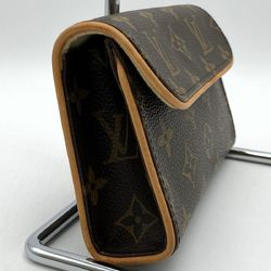 LOUIS VUITTON Pochette Florentine Monogram Waist Bag Pouch Brown Women's Men's Fashion M51855