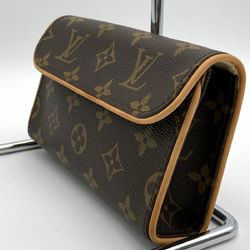 LOUIS VUITTON Pochette Florentine Monogram Waist Bag Pouch Brown Women's Men's Fashion M51855