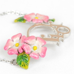 Christian Dior Hibiscus Necklace Vintage