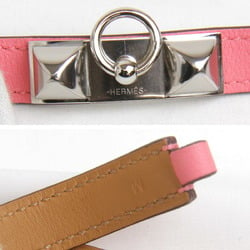 HERMES Rival de Bretour Bracelet Swift Pink Ladies