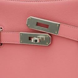 Hermes Gypsier Handbag Mini Swift Rose Azalea Silver Hardware B Engraved