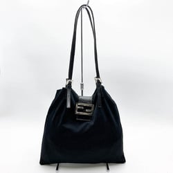 FENDI shoulder bag handbag black nylon ladies