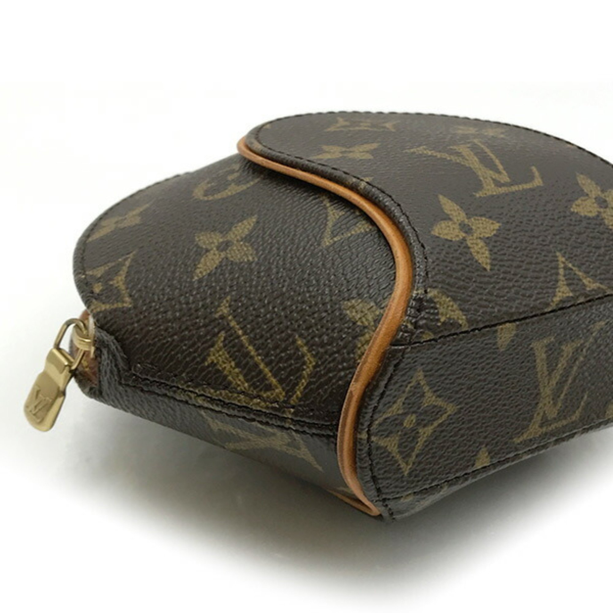 LOUIS VUITTON Mini Ellipse M51129 Monogram Pouch Bag Women Men