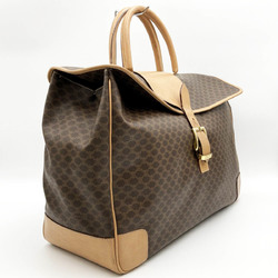 CELINE Boston bag handbag travel business macadam brown PVC ladies men M14