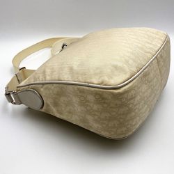 Christian Dior Trotter Shoulder Bag Crossbody Ivory Nylon 15-BO-0017 Women's