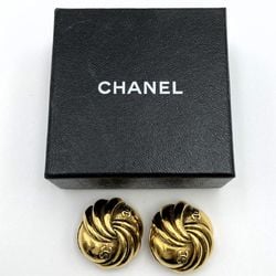 CHANEL Chanel Earrings Double Coco Mark Accessories Gold Ladies Fashion Vintage