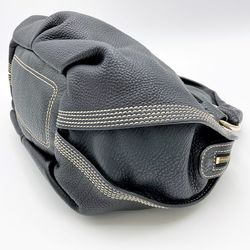 CELINE Bittersweet Shoulder Bag Handbag Black Leather Ladies