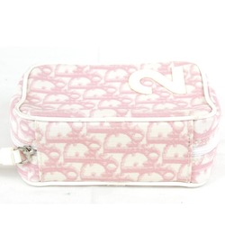 Christian Dior Trotter Pouch PVC Pink Ladies