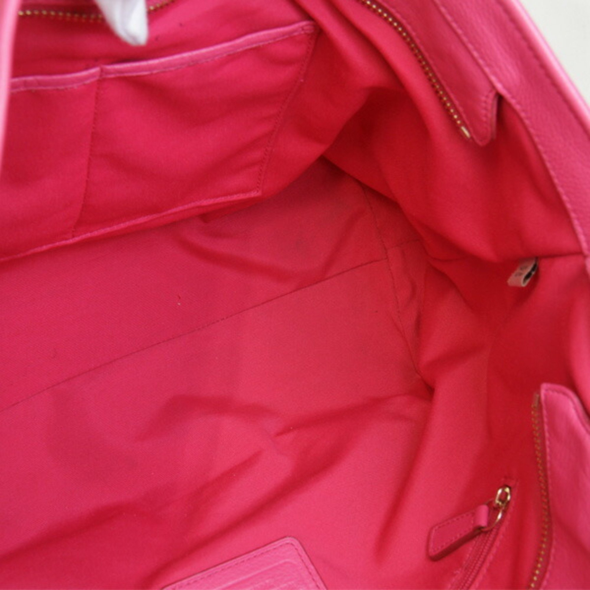 COACH 33961 shoulder bag leather pink