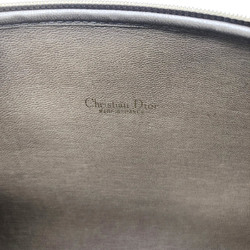 Christian Dior Honeycomb Clutch Bag Pouch Second Beige Brown Ladies Fashion PVC