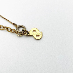 Christian Dior Necklace Logo Design 6g Gold Women's Accessories