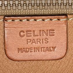CELINE Macadam clutch bag second business brown PVC leather ladies men's fashion M94