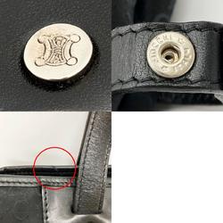 CELINE Tote Bag Handbag C Macadam Black Nylon x Leather Ladies Fashion CE00/22