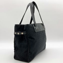 CELINE Tote Bag Handbag C Macadam Black Nylon x Leather Ladies Fashion CE00/22