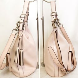 COACH Coach 22381 Shoulder Bag Leather Light Pink