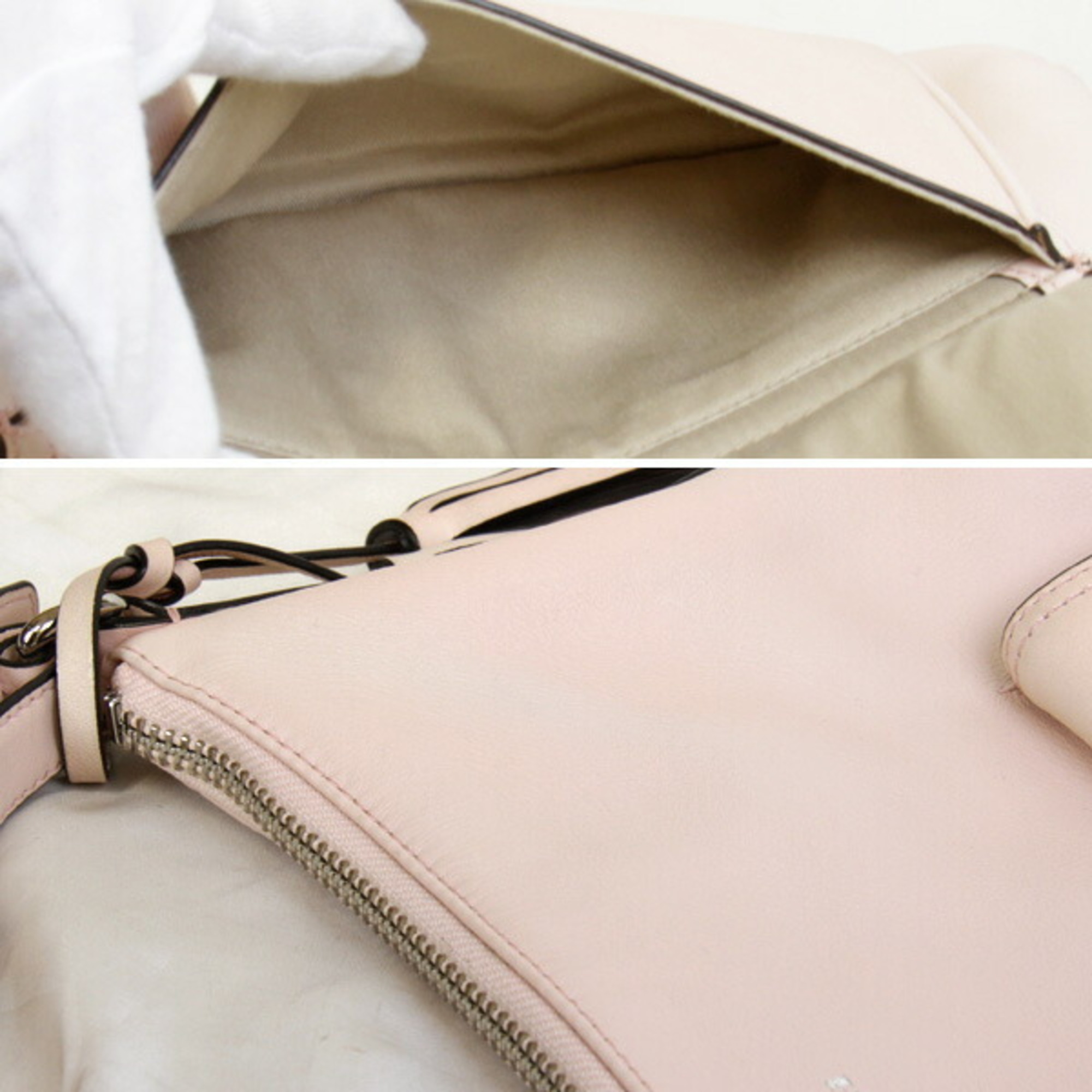 COACH Coach 22381 Shoulder Bag Leather Light Pink