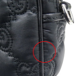 GUCCI Bag Women's GG Matelasse Shoulder Nylon Black 702334