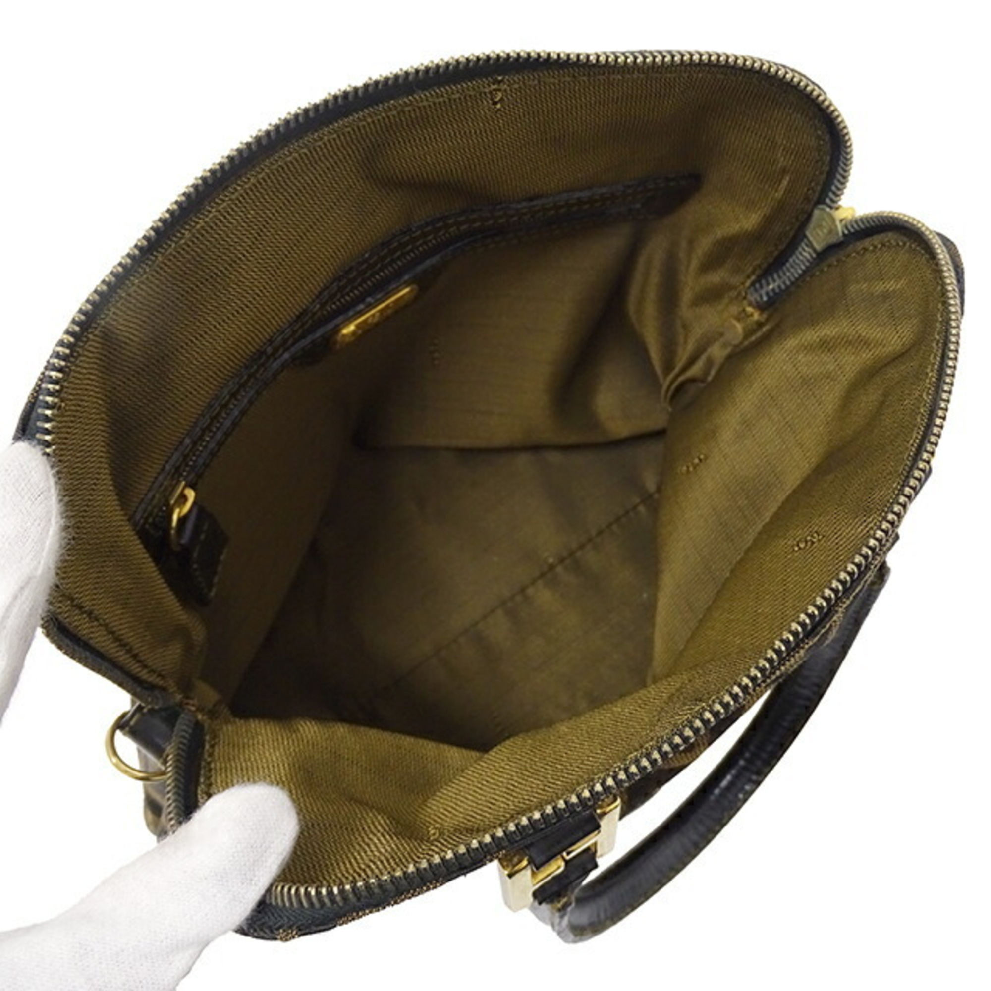 FENDI Bag Women's Zucca Handbag Shoulder 2way Brown 14967