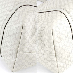 GUCCI Gucci Microshima 309613 002123 Tote Bag Shima Leather Ivory Women's