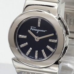 Salvatore Ferragamo Ladies Watch Gancini Soiree Black Dial Battery Replaced Finished