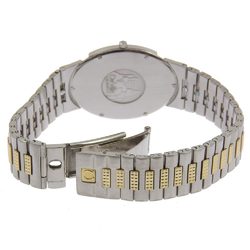 Omega OMEGA De Ville Watch Stainless Steel Swiss Made Silver/Gold Quartz Silver Dial Boys