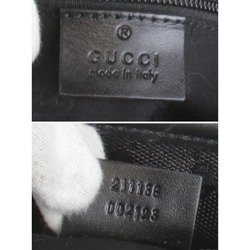 GUCCI Gucci Implement 211138 Tote Bag PVC Black Ladies
