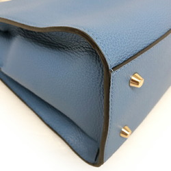 Furla Handbag Shoulder Bag 2WAY Blue Light Leather Ladies Fashion