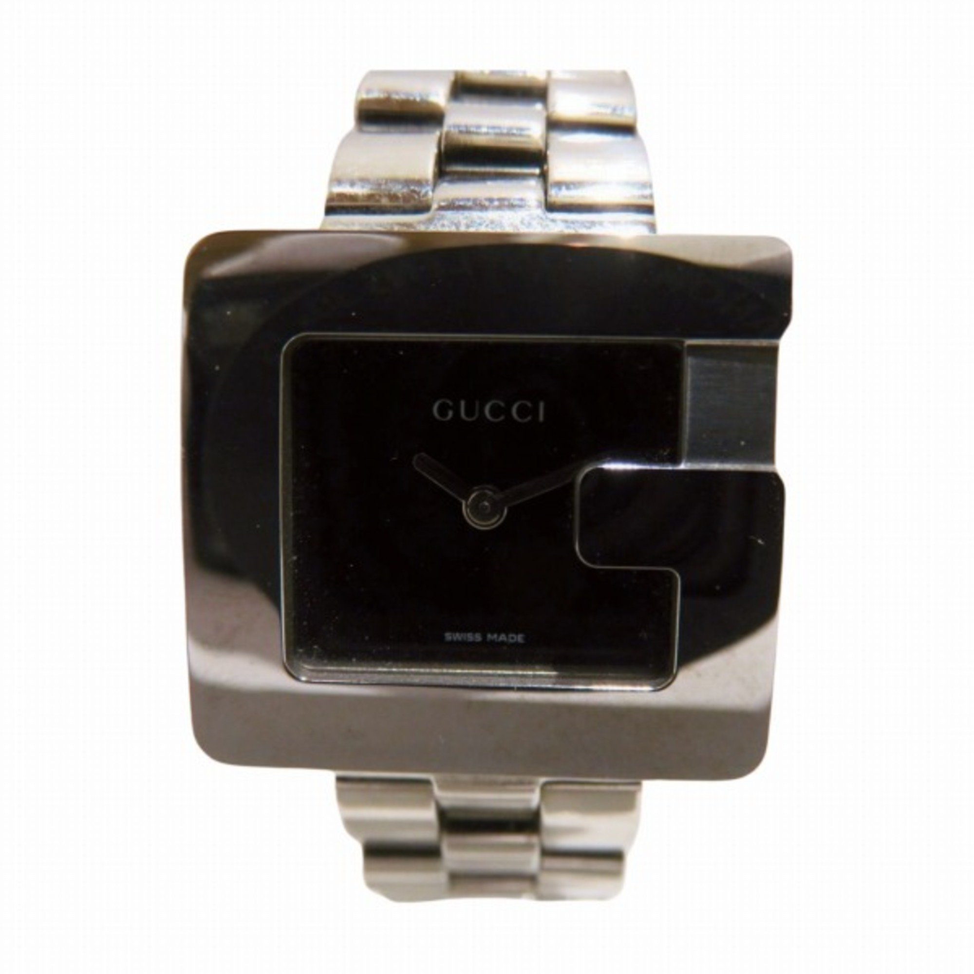 GUCCI G Face 3600L Quartz Black Dial Square Watch Ladies