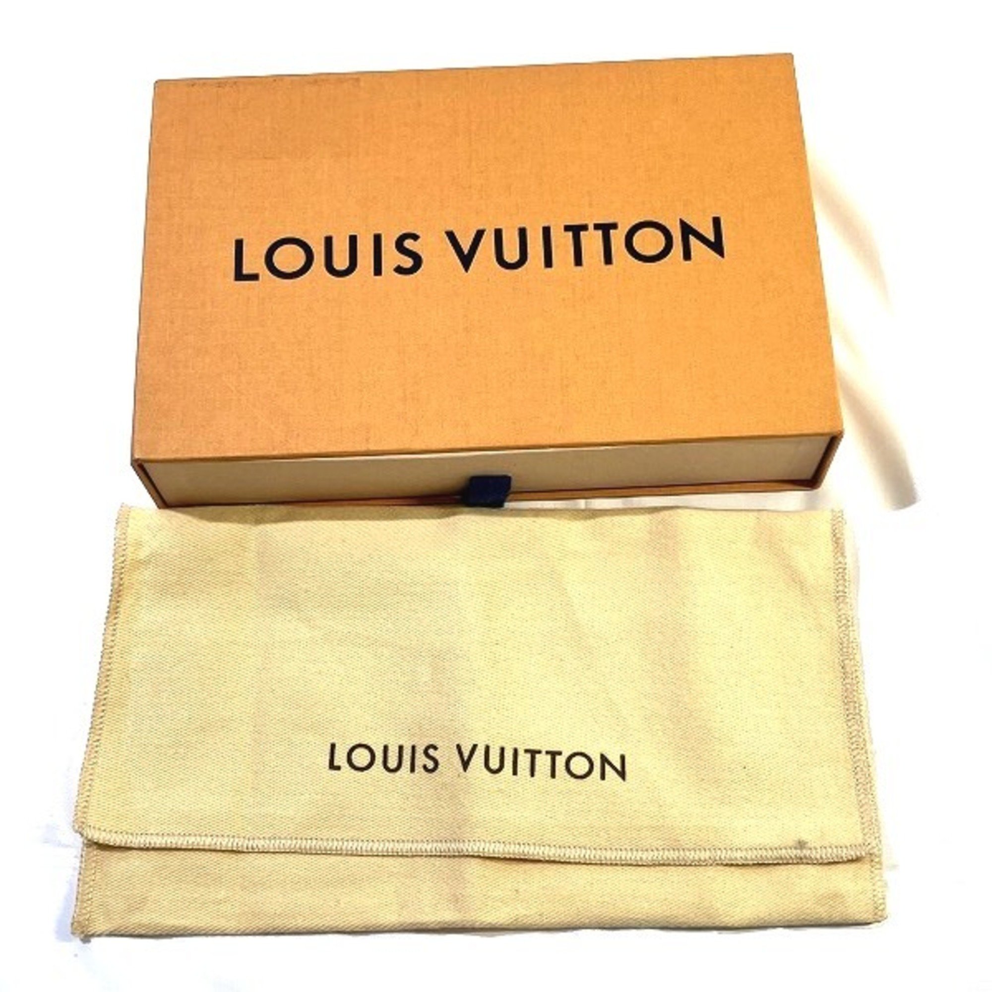 Louis Vuitton Monogram Zipped Pouch PM M67809 Wallet Coin Case Unisex Accessory