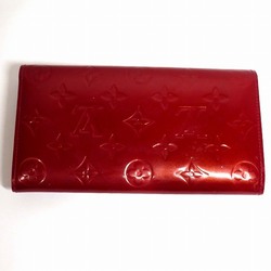 Louis Vuitton Monogram Vernis M91983 Pochette Porte Monet Credit Long Wallet Women's