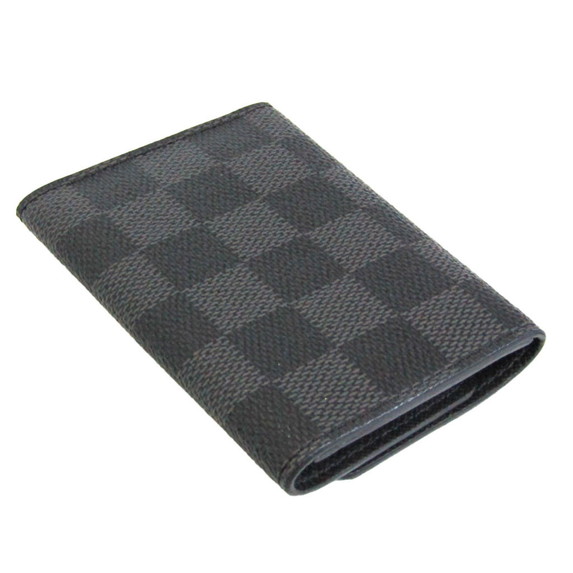 Louis Vuitton Damier Graphite Multicles 6 N62662 Men,Women Damier Graphite Key Case Damier Graphite