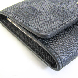 Louis Vuitton Damier Graphite Multicles 6 N62662 Men,Women Damier Graphite Key Case Damier Graphite