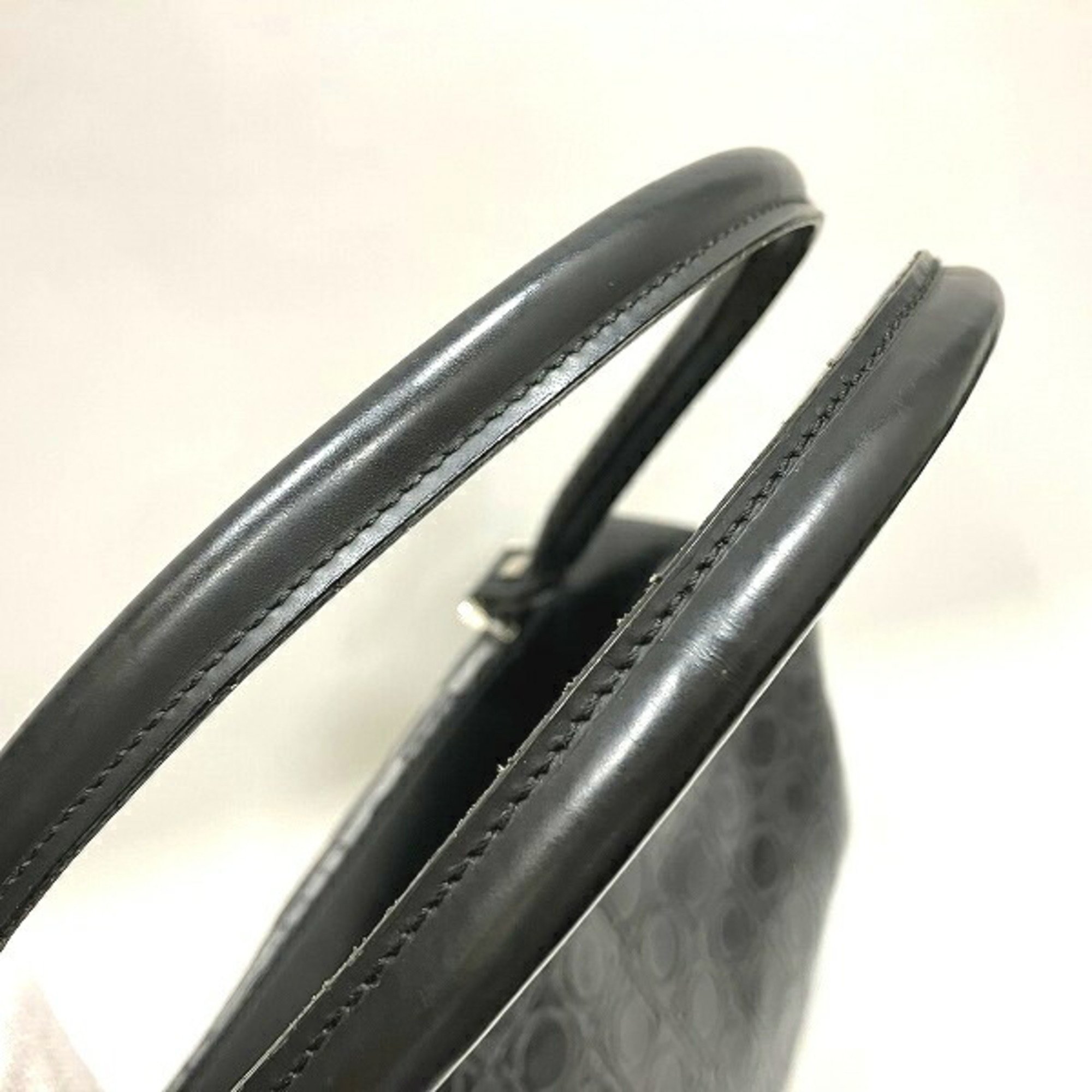 Salvatore Ferragamo Ferragamo Gancini 1239 Leather Black Bag Handbag Ladies