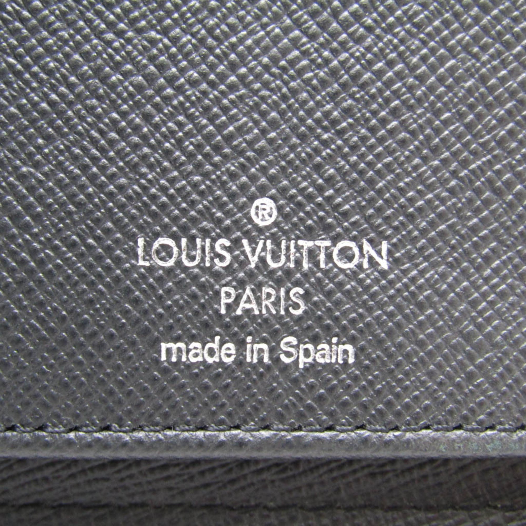 Louis Vuitton Taiga Zippy Wallet Vertical M32822 Men's Taiga Leather Long Wallet (bi-fold) Ardoise