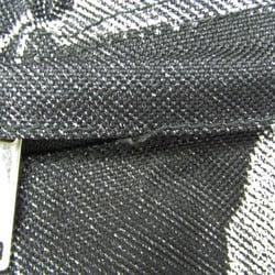 Celine Phono Guitar Print 188382BMH Women's Leather,Nylon Canvas Backpack Black