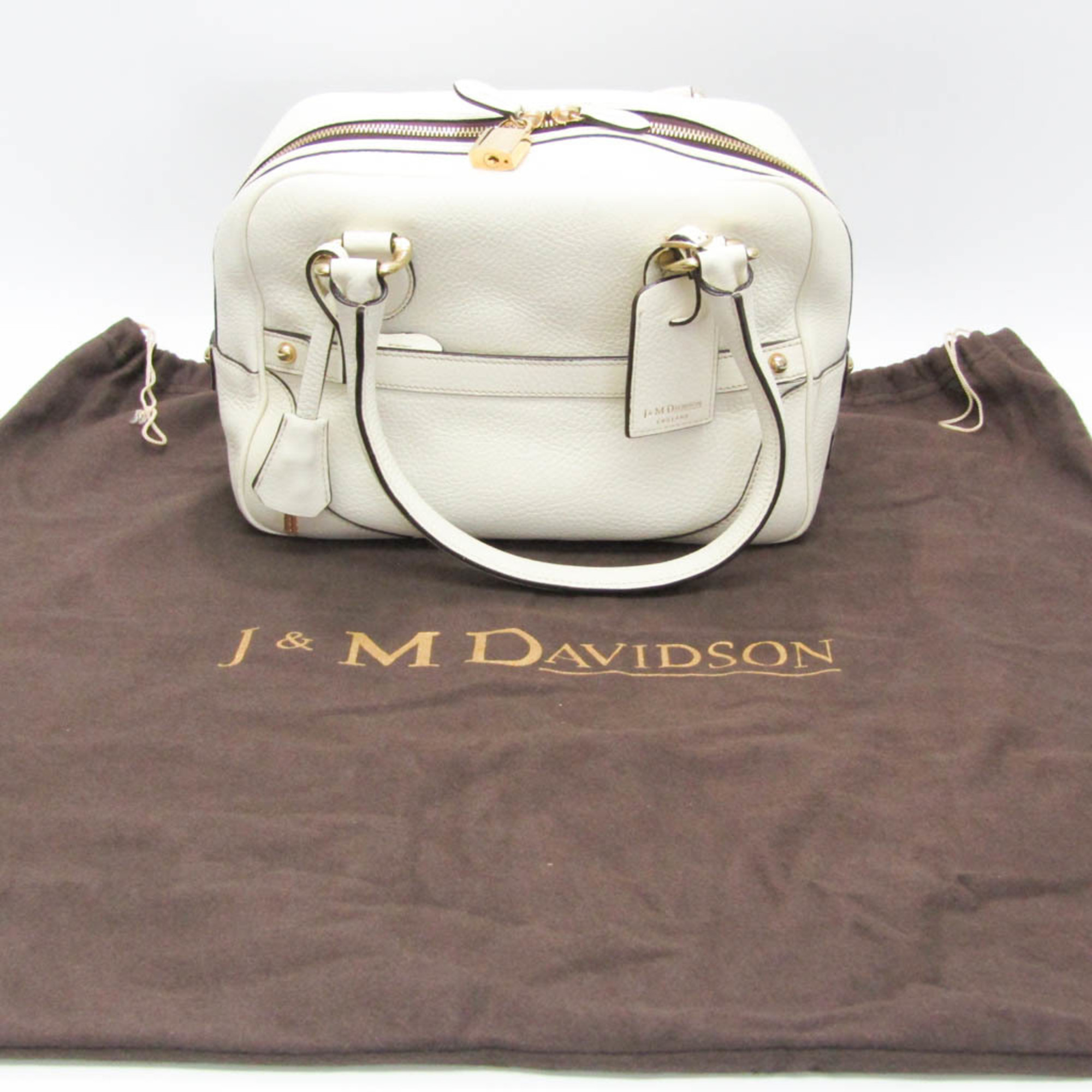J&M Davidson MIA Women's Leather Handbag Cream