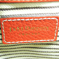 J&M Davidson Mia Women's Canvas,Leather Handbag Beige,Orange