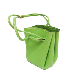 Hermes Vespa Women's Gulliver Leather Pouch Green