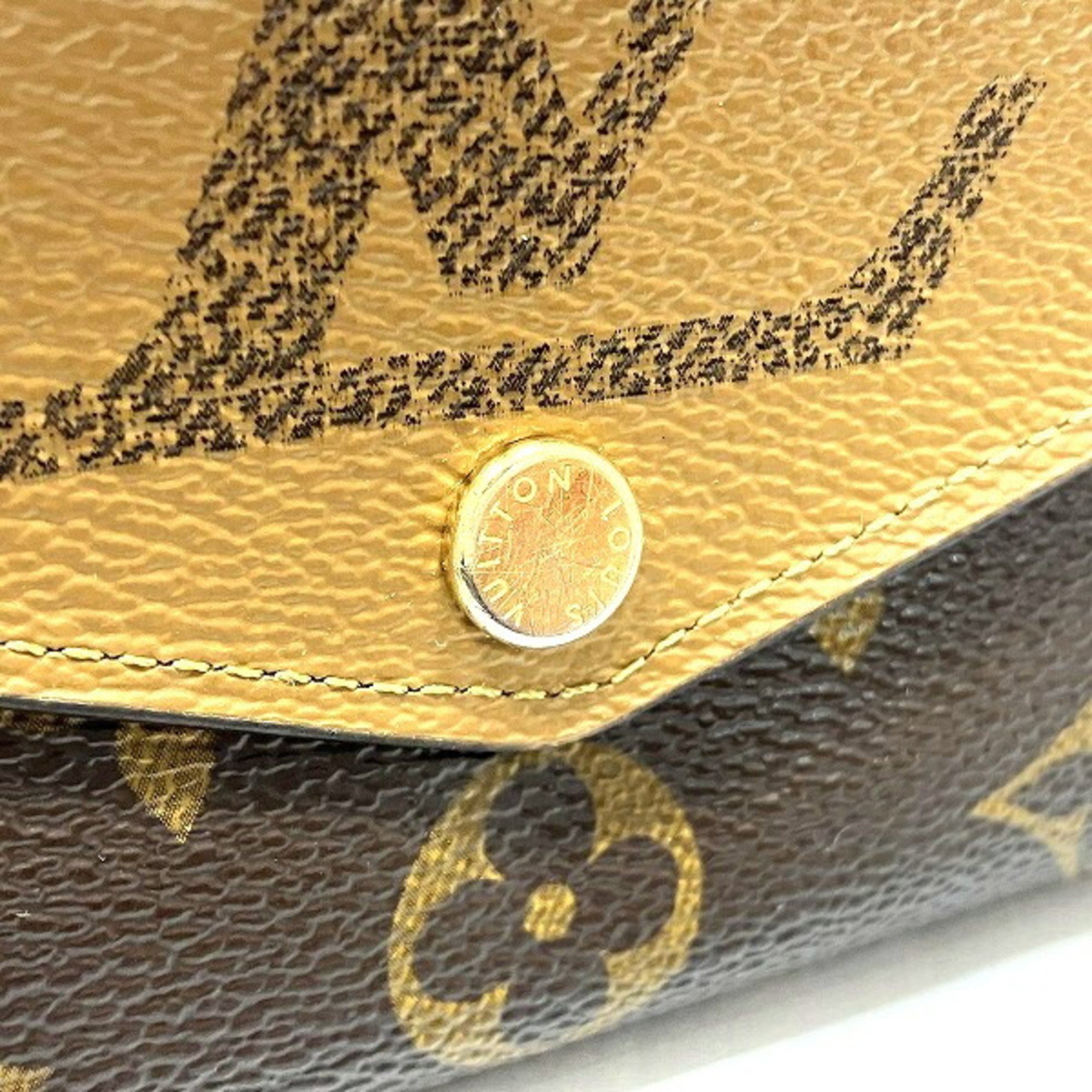 Louis Vuitton Monogram Giant Reverse Portefeuille Sara M80726 Wallet Long Women's