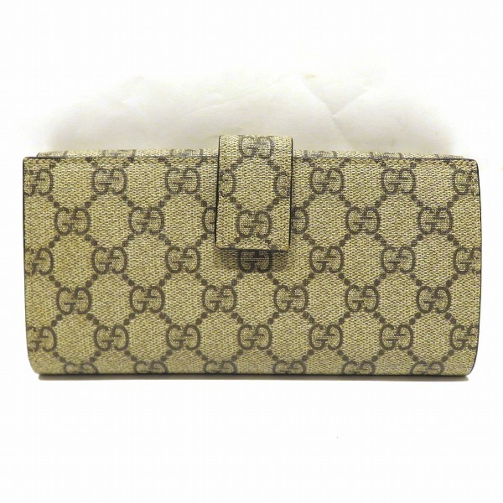 GUCCI GG Supreme 212104 Wallet Long Ladies