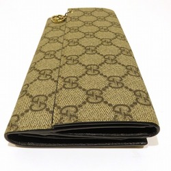 GUCCI GG Supreme 212104 Wallet Long Ladies