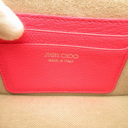 Jimmy Choo Floria Star Studded Leather Pink Chain Shoulder Bag