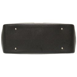 Burberry Check Leather Black Handbag 0158 BURBERRY