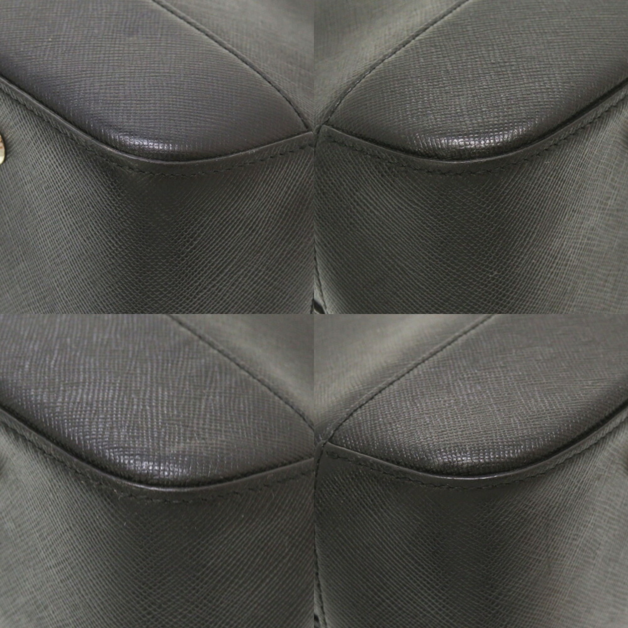 Burberry Check Leather Black Handbag 0158 BURBERRY