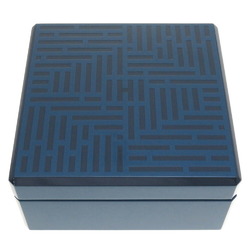 hermes watch box lacquer indigo case blue