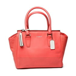 COACH Tote Bag Calf F22388 Coach Salmon Pink Handbag